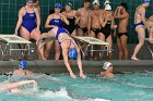Swimming vs Babson  Wheaton College Swimming vs Babson College. - Photo By: KEITH NORDSTROM : Wheaton, Swimming, Babson